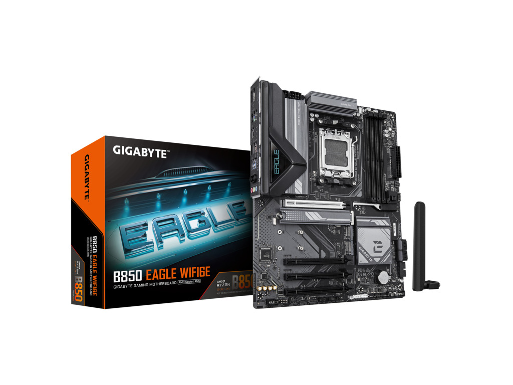 Gigabyte MB B850 Eagle WIFI6EAM5; 4xDDR5; 3xM.2; 4xSATA8xUSB; HDMI, DP; USB Type-C, ATX; - Image 2