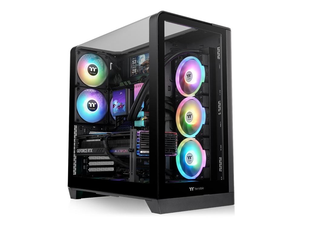 Thermaltake View 390 TGMid Tower, tempered glass2x120mm PWM fan, GPU: 460mm - Image 2