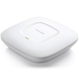 TP-Link Wireless N Ceiling/Wall Mount Access Point, 300Mbps at 2.4Ghz, 802.11b/g/n, 1 10/100Mbps LAN, Passive PoE Supported, Centralized Management, Captive Portal, AP Mode, Multi-SSID, Cluster mode, Rogue AP Detection, 2*4dbi Internal Anntenna