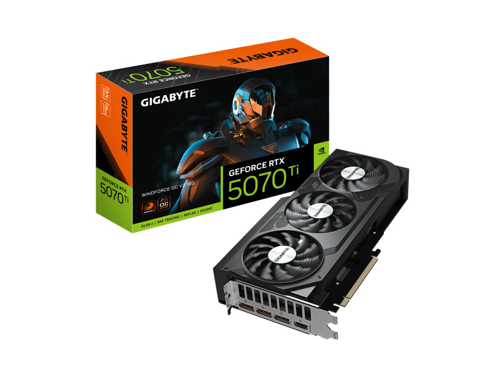 Gigabyte 5070 Ti Windforce OC V2 16GB GDDR7, 256-bit, - Image 2