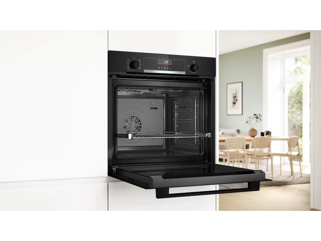 BOSCH pećnica Serie 6| CRNA, A+, EcoClean, AIR FRY Funk,AutoPilot 10, VODILICA, 71L, 8 Programa, - Image 3
