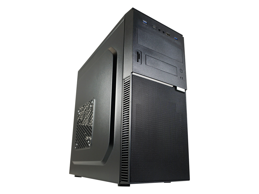 LC-Power Case LC-7041B ATX classic case, HD Audio, 1x USB2.0, 2x USB3.0, 1x USB3.1 type-c - Image 2