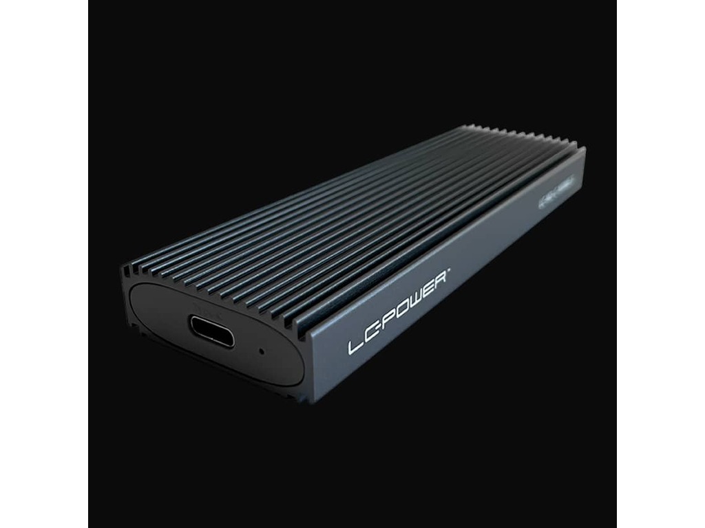 LC-Power SSD M.2 Enclosure Black, USB-C (USB 3.2 Gen2x1) - Image 2