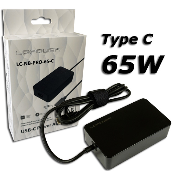 LC-Power Notebook Adaptor 65WUSB Type C - Image 2