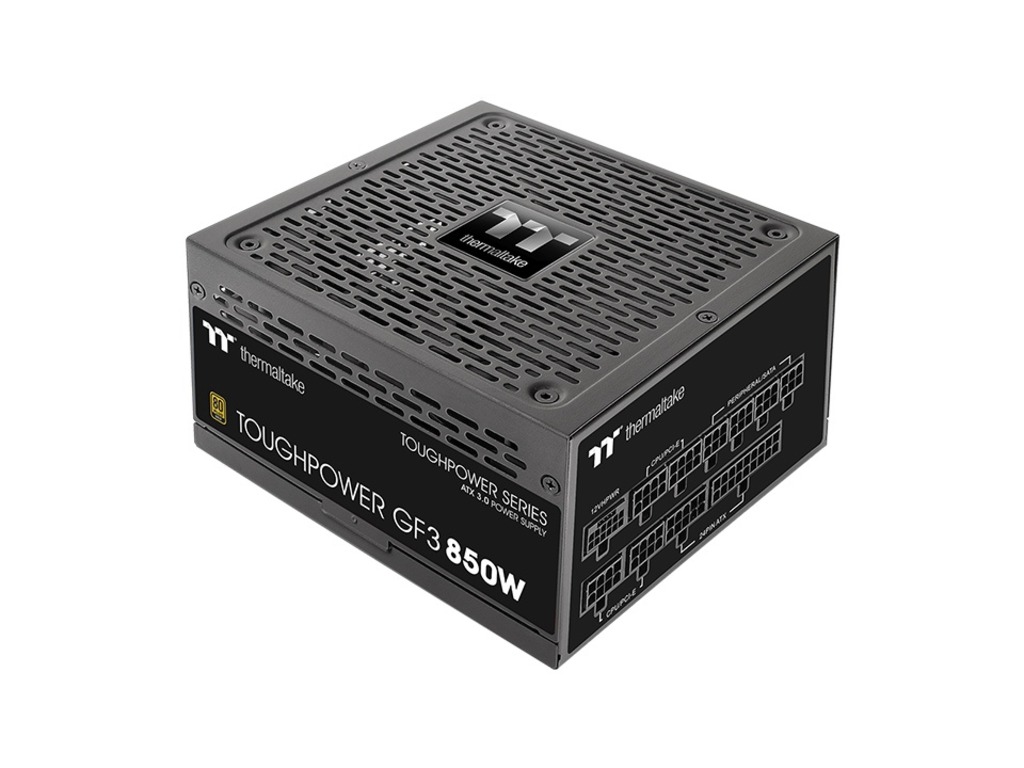 Thermaltake GF A3 850 PSUToughpower, ATX 3.0, PCIe 5.0, 80+ gold, fully modular