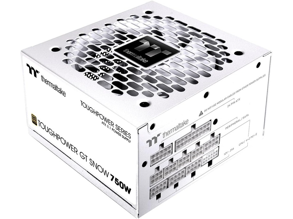 Thermaltake Toughpower GT 750w80+ Gold, full modular,ATX 3.1 native 12V-2x6 connector - Image 2
