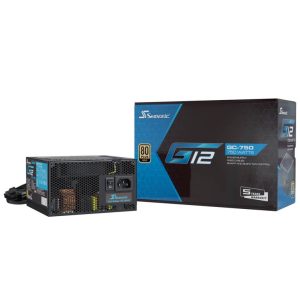 Seasonic G12 GC80 750W Gold PC ATX 80 PLUS Gold Active 12 cm, Black
