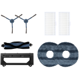 Anker, eufy Omni C20 Accessories Pack(side brush-2/filter-2/roller brush guard with comb-1/mop cloth-2) Black+Gray