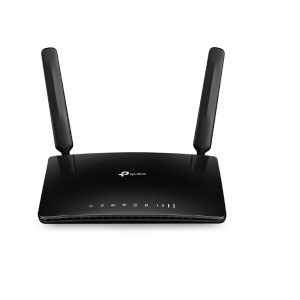 TP-LINK 300Mbps Wireless N 4G LTE Router with 4G LTE modem, LTE-FDD/LTE-TDD/DC-HSPA+/HSPA+/HSPA/UMTS/EDGE/GPRS/GSM, 3x10/100Mbps LAN ports, 1x10/100Mbps LAN/WAN port, 300Mbps / 2.4GHz, 802.11b/g/n, 2 Internal, 2 Fixed External WiFi Antennas