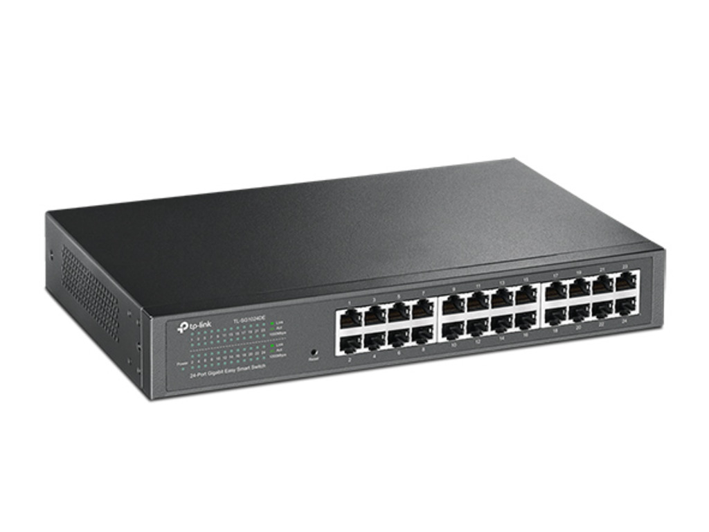 Switch TP-LINK 24-Port Gigabit Easy Smart Switch, 24 10/100/1000Mbps RJ45 ports, MTU/Port/Tag-based VLAN, QoS, IGMP Snooping - Image 4