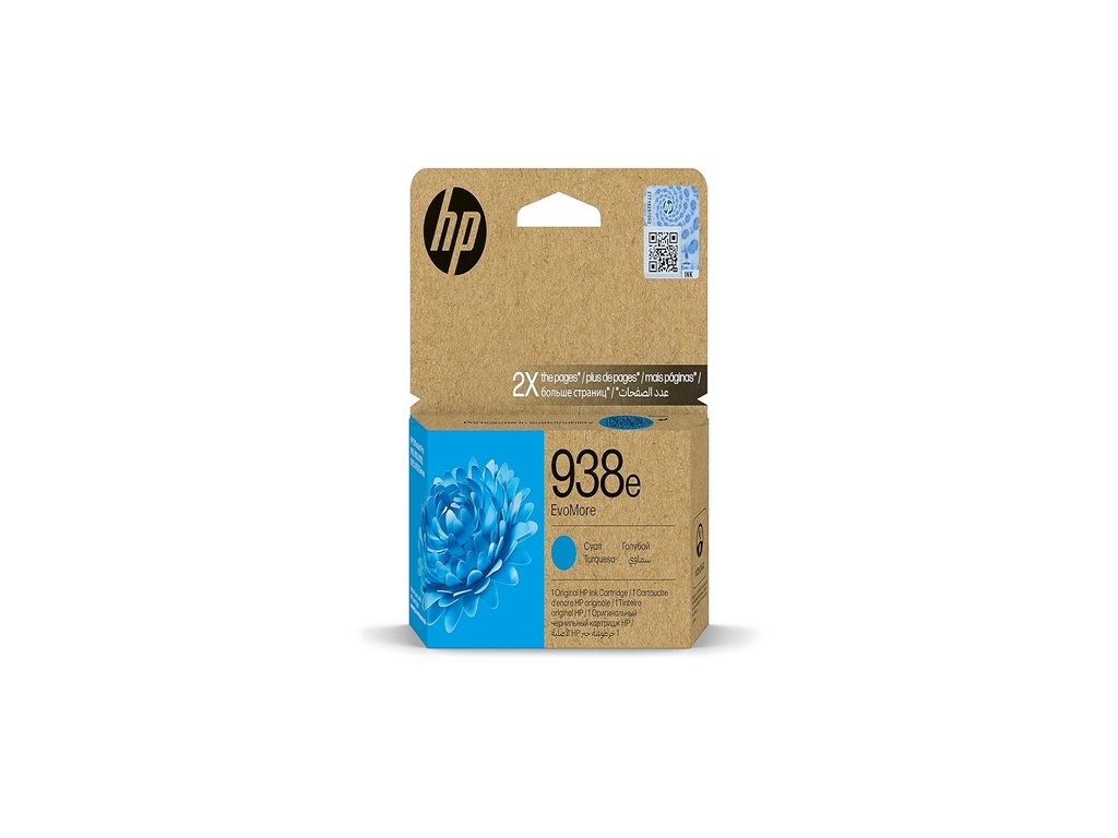 HP Tinta 4S6X9PE Cyan 938e