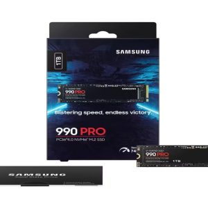 Samsung SSD 990 PRO 1TB NVMePCIe Gen 4.0 x4,7450MB/s read,6900MB/s write