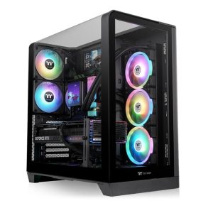 Thermaltake View 390 TG SnowMid Tower, tempered glass2x120mm PWM fan, GPU: 460mm