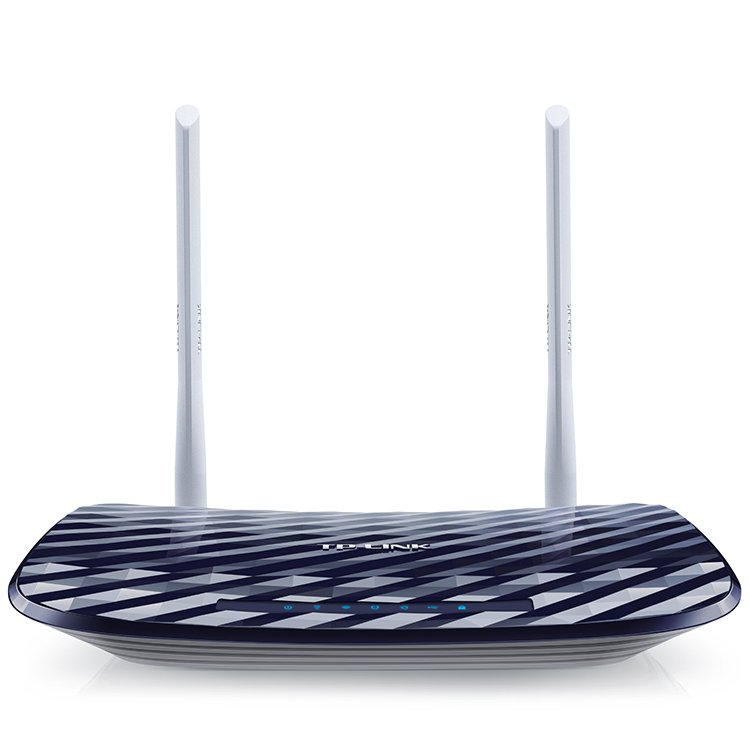 Router TP-Link Archer C20 AC750 Dual Band Wireless Router, Mediatek, 433Mbps at 5GHz + 300Mbps at 2.4GHz, 802.11ac/a/b/g/n,1 x 10/100M WAN + 4 x 10/100M LAN, Wireless On/Off, 1 USB 2.0 port, 2 fixed antennas - Image 2