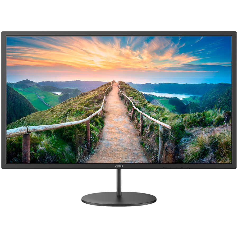 AOC Monitor Q32V4 31.5" LED, 2560x1440 (QHD), Antiglare, 75Hz, 1000:1, 4ms, IPS, HDMI, DisplayPort, Tilt Adjustment, Speakers 2 W x 2, Low Blue Light, 3-year warranty - Image 2