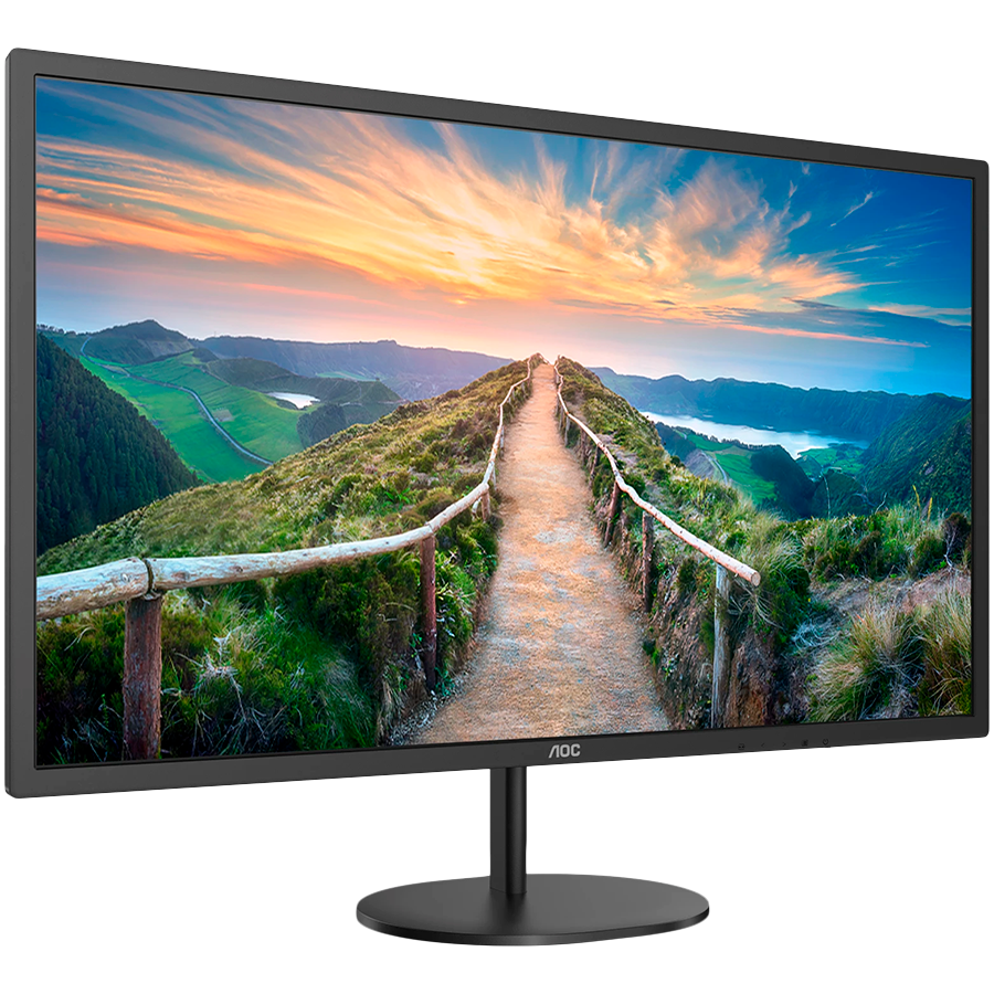 AOC Monitor Q32V4 31.5" LED, 2560x1440 (QHD), Antiglare, 75Hz, 1000:1, 4ms, IPS, HDMI, DisplayPort, Tilt Adjustment, Speakers 2 W x 2, Low Blue Light, 3-year warranty - Image 4