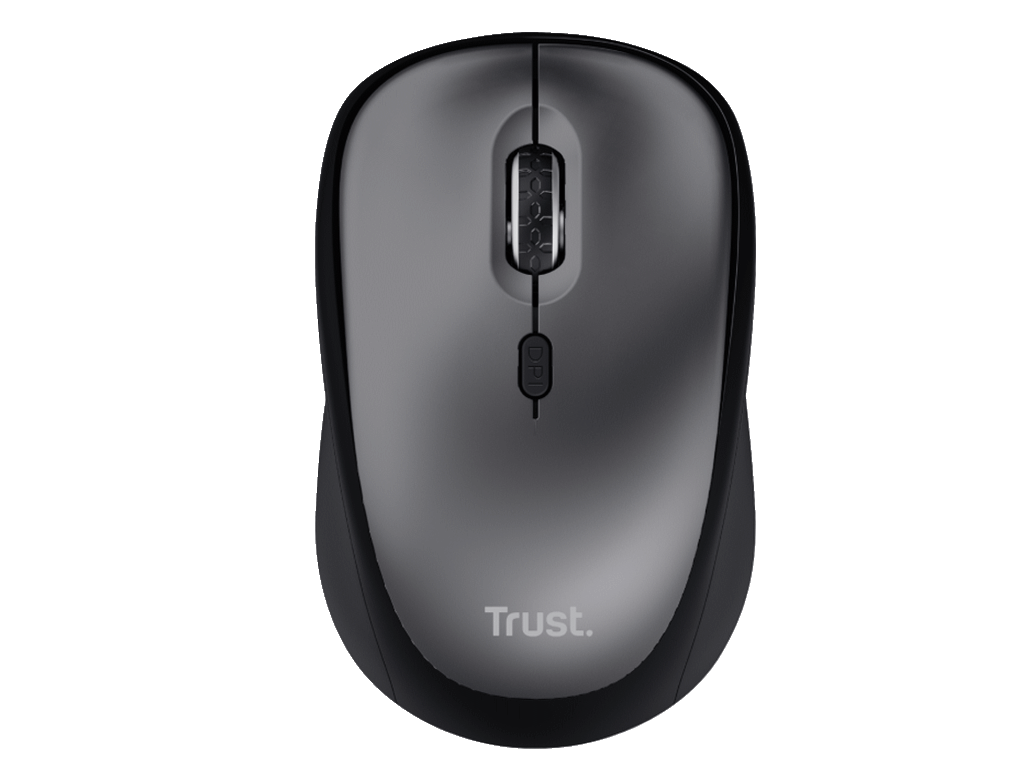 Trust Yvi+ Silent wireless miš,crni, sa tihim tipkama, 800-1600 dpi, optički, 4 tipke - Image 3