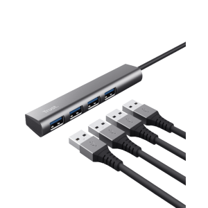 Trust Halyx USB-C to 4-portUSB-A 3.2 Gen1 Hub