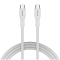 CANYON cable OnWire 60CL C-C 60W COLOR Braided 1m White