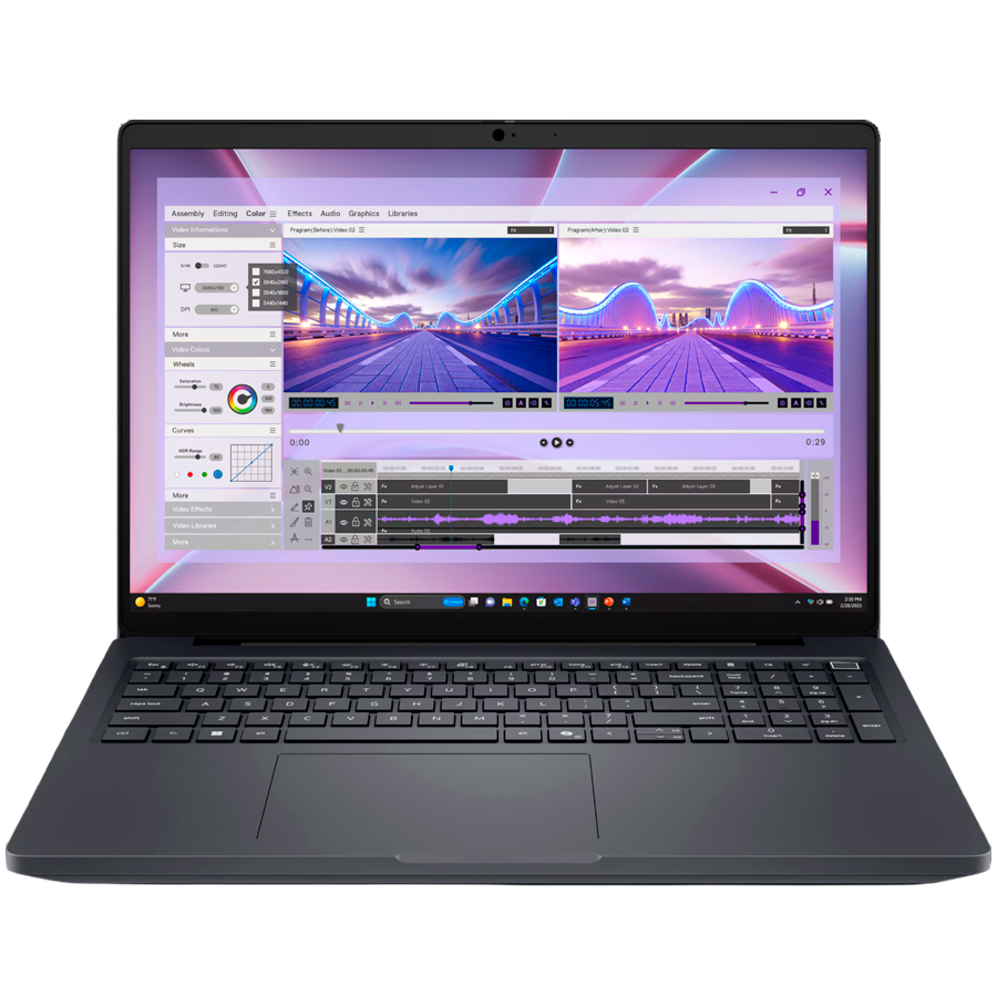 Dell Pro Max 16 Premium (MA16250), 16" FHD+ (1920x1200), 120Hz, Ultra 7 265H (13 TOPS, 16C, 5.3GHz), 32GB 8400MT/s LPDDR5x, M.2 1TB PCIe Gen4, NVIDIA RTX Pro 2000 8GB, 8MP IR Cam, WiFi 7, BT, 2xTB5, 1xTB4, HDMI, Backlit Kyb, 96Wh, Win11Pro, 3Y - Image 2