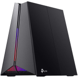 TP-Link Archer GE550 BE9300 Tri-Band Wi-Fi 7 Gaming Router, 574 Mbps at 2.4 GHz + 2882 Mbps at 5 GHz + 5764 Mbps at 6 GHz, 4x Internal Antennas, Quad-Core CPU, 1x5 G WAN port +1x5 G LAN port +3x2.5 G LAN ports, 1xUSB 3.0 Port