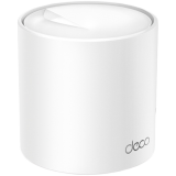 TP-Link Deco X50(1-pack) AX3000 Whole Home Mesh Wi-Fi 6 System, 574 Mbps at 2.4 GHz + 2402 Mbps at 5 GHz, 2Г— Internal Antennas, 3Г— Gigabit Ports (WAN/LAN auto-sensing), 2 Streams and HE160 for 5GHz, Deco App, Router/AP Mode, IPv6, IPTV, HomeShield