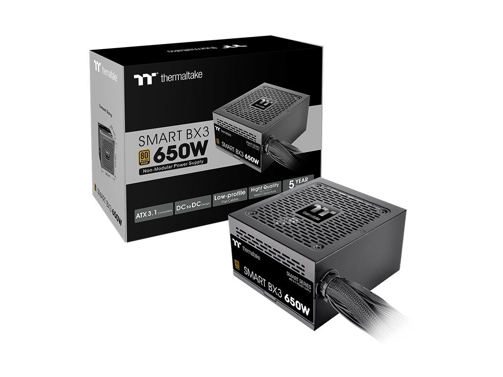 Thermaltake PSU Smart BX3 650wBronze, non modular PSU, 80+,ATX 3.1 - Image 3
