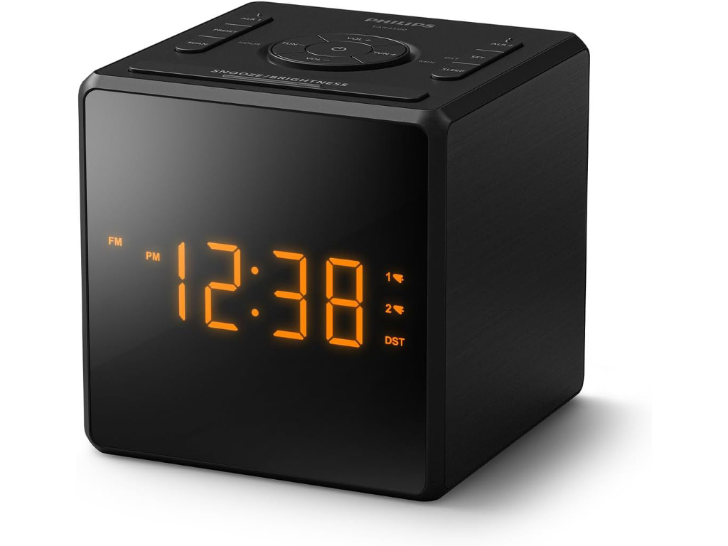 Philips radio sa satom TAR4500Velik, jasan zaslon; 2 alarma;FM digitalno podešavanje; USB-C priključ - Image 2