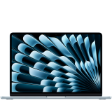 MacBook Air 13-inch,Sky Blue,Model A3449,M5 CHIP WITH 10C CPU, 8C GPU,16GB unified memory,30W USB-C Power Adapter,512GB SSD storage,Two Thunderbolt 4 Ports,Touch ID,Liquid Retina display,Force Touch Trackpad, KEYBOARD-INT