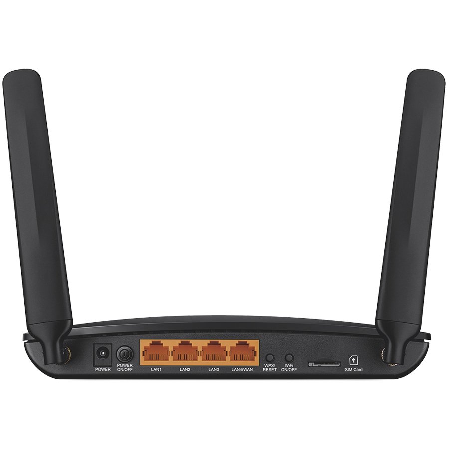 AC1200 Wireless Dual Band 4G LTE Router, build-in 4G LTE modem, support LTE-FDD/LTE-TDD/DC-HSPA+/HSPA+/HSPA/UMTS, with 3x10/100Mbps LAN ports and 1x10/100Mbps LAN/WAN port, 300Mbps at 2.4GHz, 867Mbps at 5GHz, 802.11b/g/n/ac, 2 internal LTE antennas, - Image 3