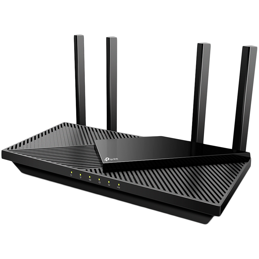 TP-Link Archer AX55 AX3000 Dual Band Gigabit Wi-Fi 6 Router,2402 Mbps(5 GHz) and 574 Mbps(2.4 GHz),4 external High-Performance antennas, 4 x G LAN Ports, 1 x G WAN port, 1 x USB 3.0, Dual-Core CPU,512 MB RAM,OFDMA,HomeShield,WPA3,Beamforming,OneMesh - Image 2