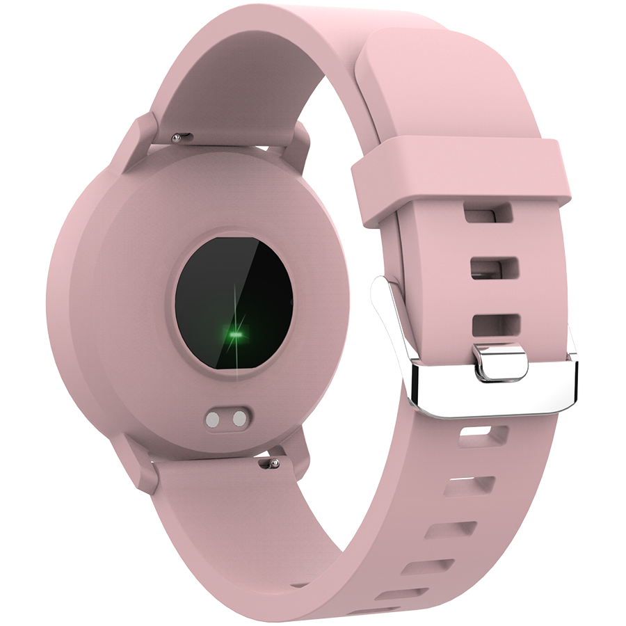 CANYON Lollypop SW-63, Smart watch, 1.3inches IPS full touch screen, Round watch, IP68 waterproof, multi-sport mode, BT5.0, compatibility with iOS and android, Pink, Host: 25.2*42.5*10.7mm, Strap: 20*250mm, 45g - Image 4