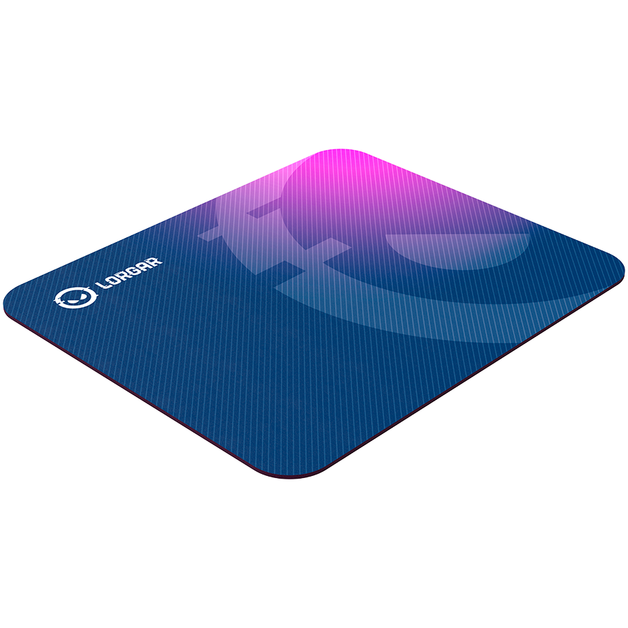 Lorgar Main 133, Gaming mouse pad, High-speed surface, Purple anti-slip rubber base, size: 360mm x 300mm x 3mm, weight 0.2kg - Image 3