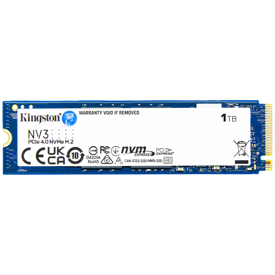 Kingston 1TB NV3 SSD M.2 2280 PCIe 4.0 NVMe, Read: 6,000/ Write: 4,000MB/s - Image 2