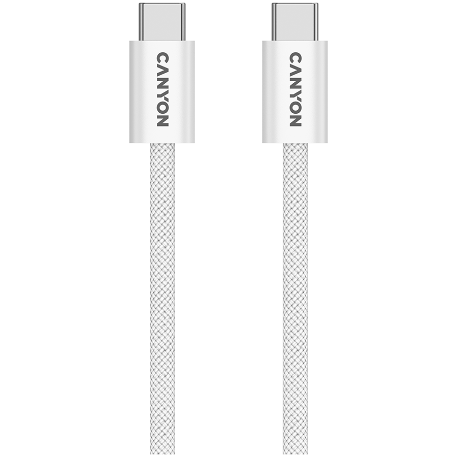 CANYON cable OnWire 60MG C-C 60W Magnet Braided 1m White - Image 2