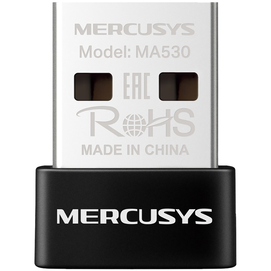 Mercusys MA530 Bluetooth 5.3 Nano USB Adapter, Bluetooth 5.3, Nano-Size, USB 2.0, Supported operating systems include Win 11/10/8.1/7, Work with devices supported the earlier Bluetooth version - Image 2