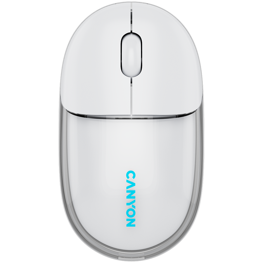 CANYON mouse OnClick 24 BT/ Wireless Transparent/White - Image 2
