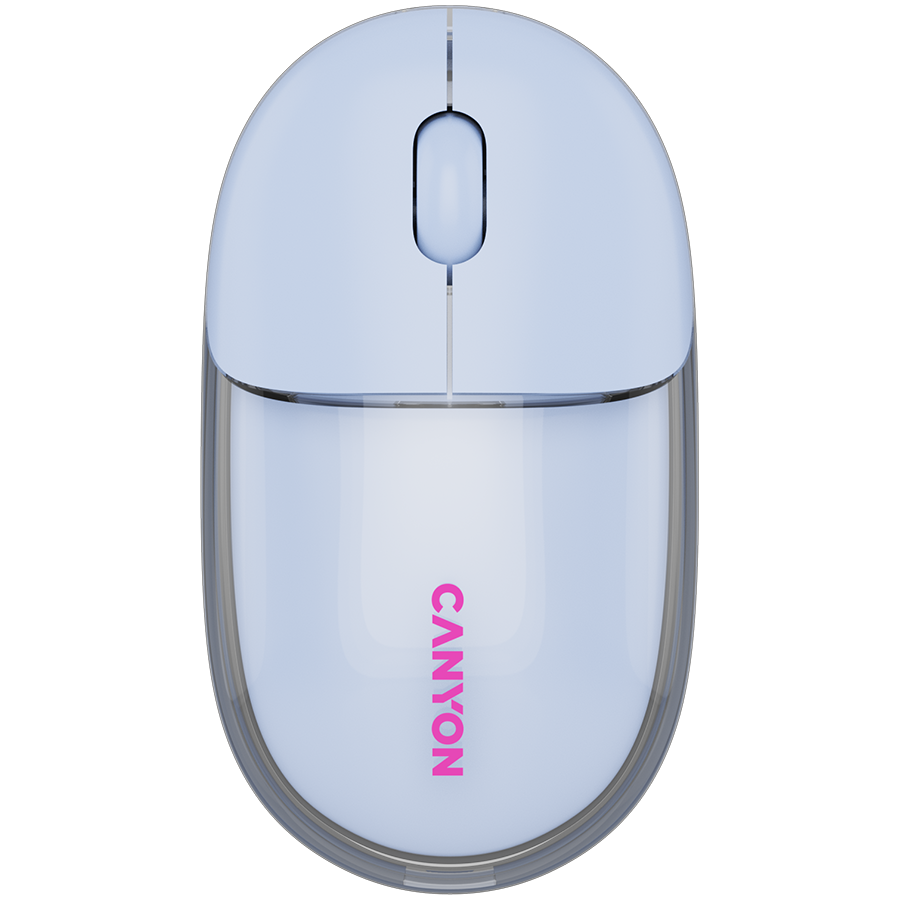 CANYON mouse OnClick 24 BT/ Wireless Transparent/Blue - Image 2