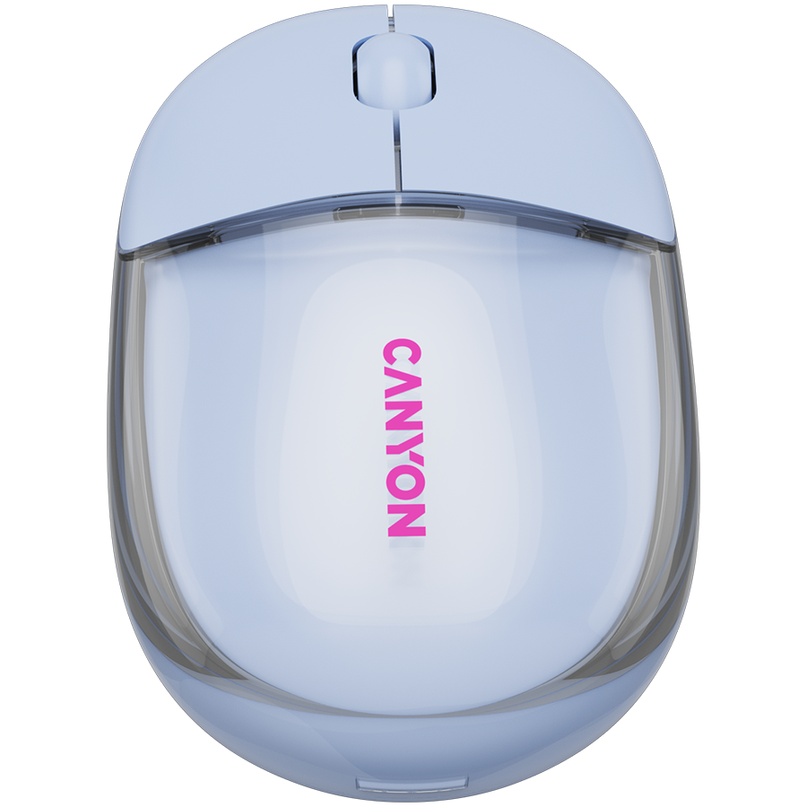 CANYON mouse OnClick 24 BT/ Wireless Transparent/Blue - Image 3