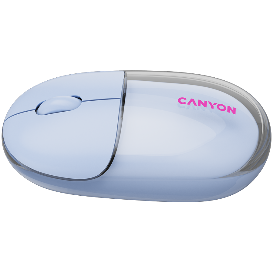 CANYON mouse OnClick 24 BT/ Wireless Transparent/Blue - Image 5
