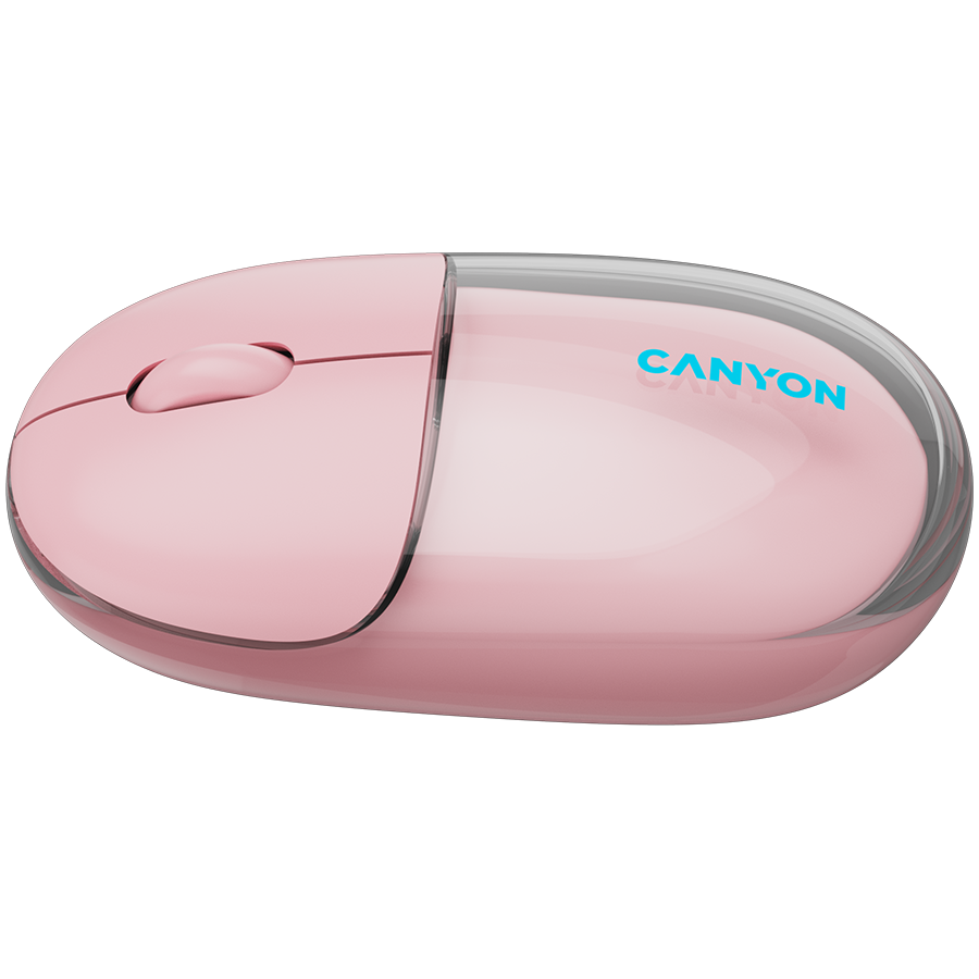CANYON mouse OnClick 24 BT/ Wireless Transparent/Pink - Image 5