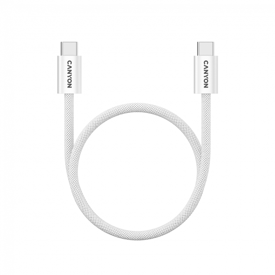 CANYON cable OnWire 60MG C-C 60W Magnet Braided 1m White - Image 5