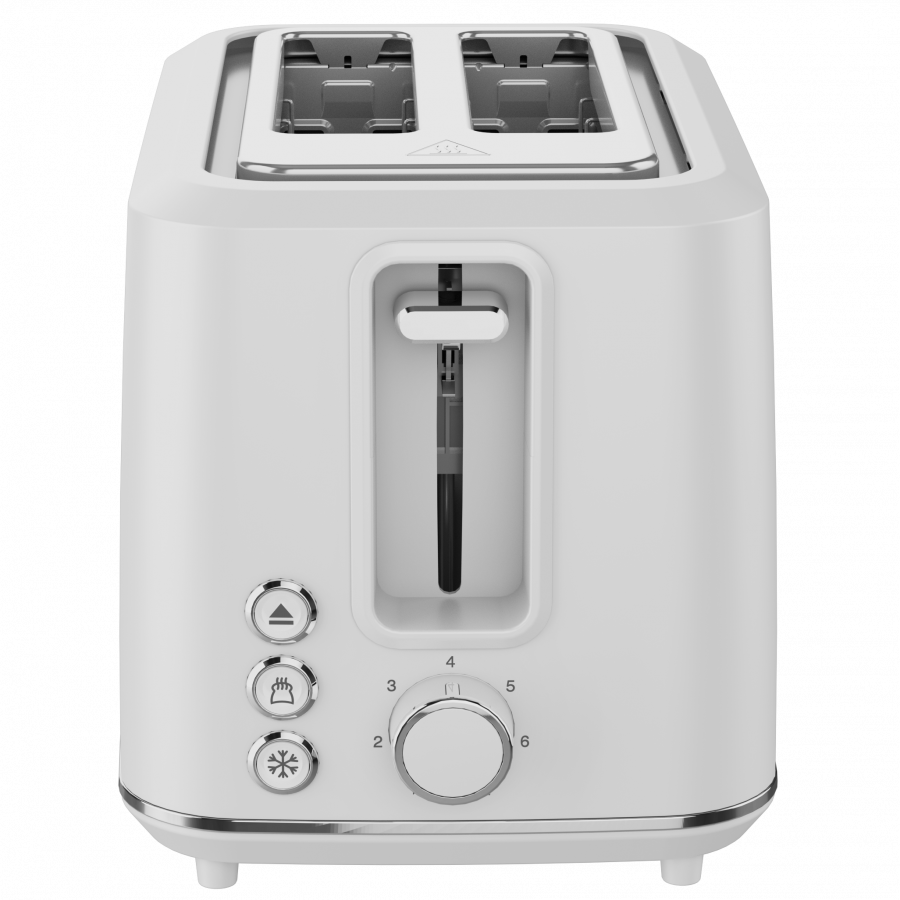 Electric Toaster, white, 220-240V, 50-60Hz, 920-1080W, 2 slots, 3 modes, 7 browning levels - Image 4