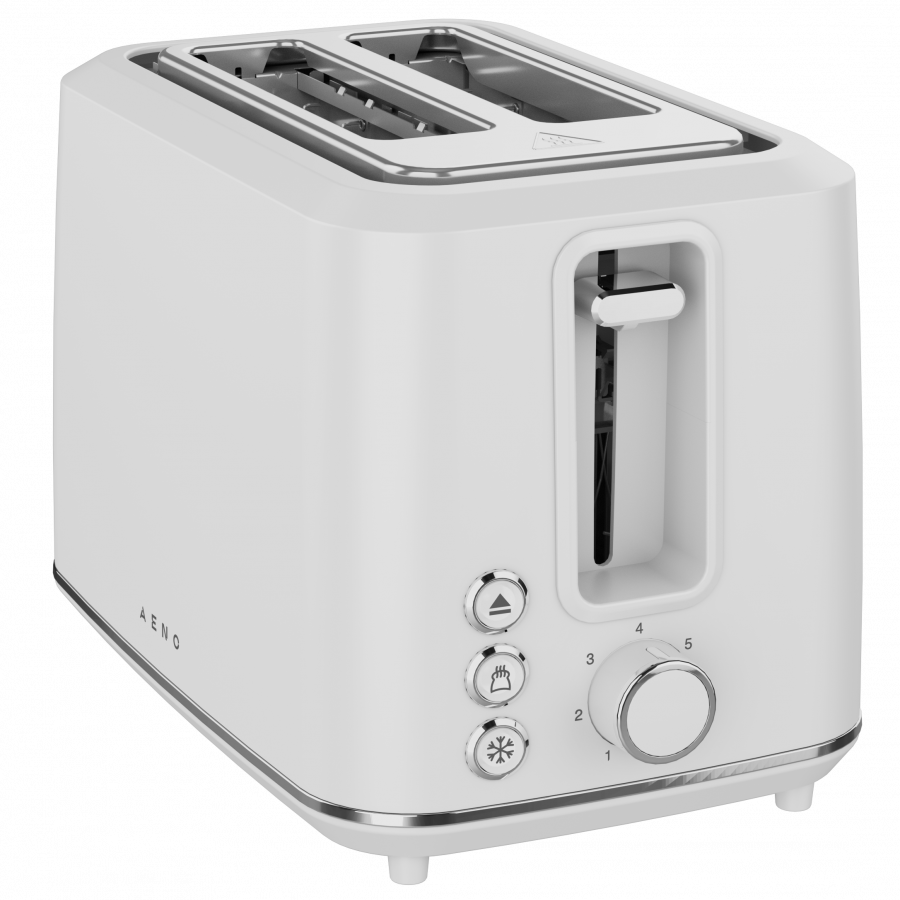 Electric Toaster, white, 220-240V, 50-60Hz, 920-1080W, 2 slots, 3 modes, 7 browning levels - Image 5