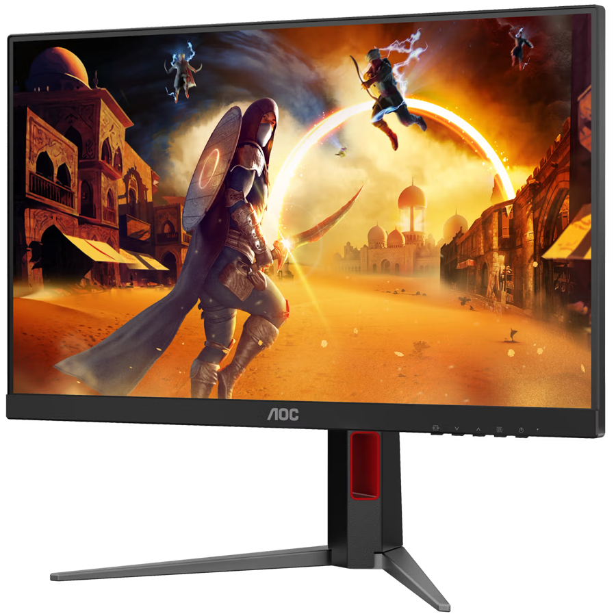 AOC Monitor Gaming 24G4HA, 24" (23.8" viewable), Fast IPS, FHD (1920x1080), 200Hz, 0.5ms MPRT (1ms GtG), 300 cd/m2, 1000:1, Adaptive Sync, G-Sync Compatible, HDR10, 2x HDMI 2.0, 1x DP 1.4, Speakers, Full Ergo - Image 4