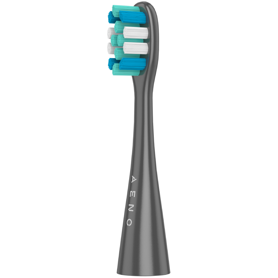 Wireless Tooth Brush, Grey, 3 Brush Heads, 1400mAh, Function: Soft, Clean, Massage, White, Sweep - Image 5