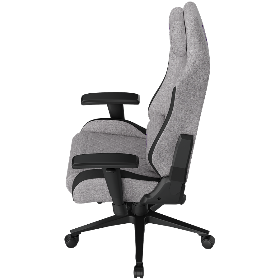 LORGAR CHA41, Ergonomic Gaming Chair Advanced, premium anti-stain fabric, Grey - Image 5