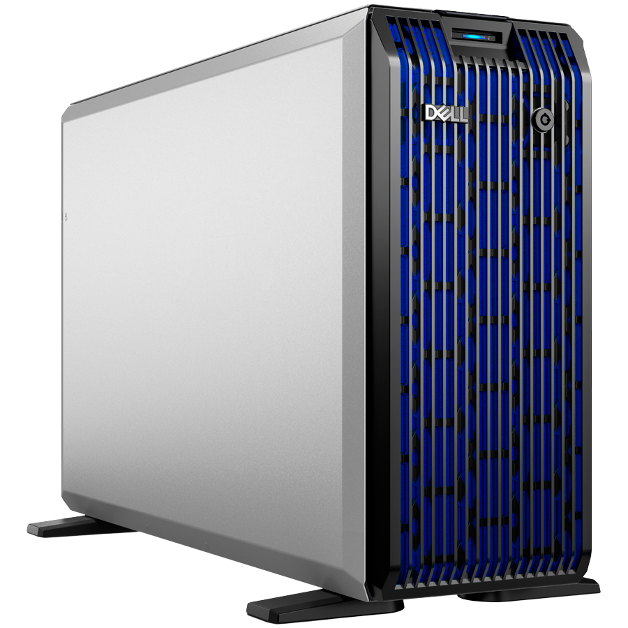 DELL EMC PowerEdge T360, 8x3.5", Intel Xeon 6315P (2.8G, 4C/4T, 12MB, Turbo, 55W), 16GB UDIMM 5600MT/s, 2TB 7.2K SATA 6Gbps, PERC H355, iDRAC9 Enterprise, Single Hot-Plug PSU 700W, BCM 5720 DP, Bezel, 3Y NBD - Image 4