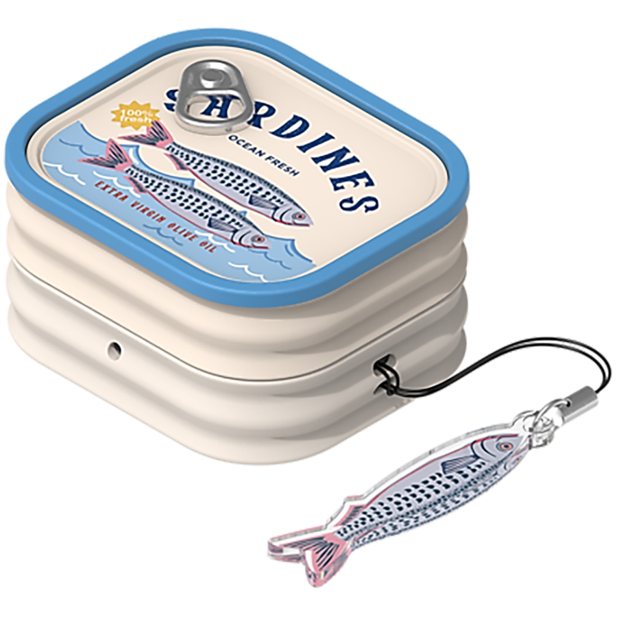 Samsung Galaxy Buds4 / Buds4 Pro Food Can Case Blue - Image 4