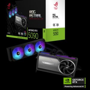 ASUS ROG-ASTRAL-LC-5090 32GB GDDR7 OC, Fluid Force With Liquid Cooler, 512-bit,2xHDMI,3xDP